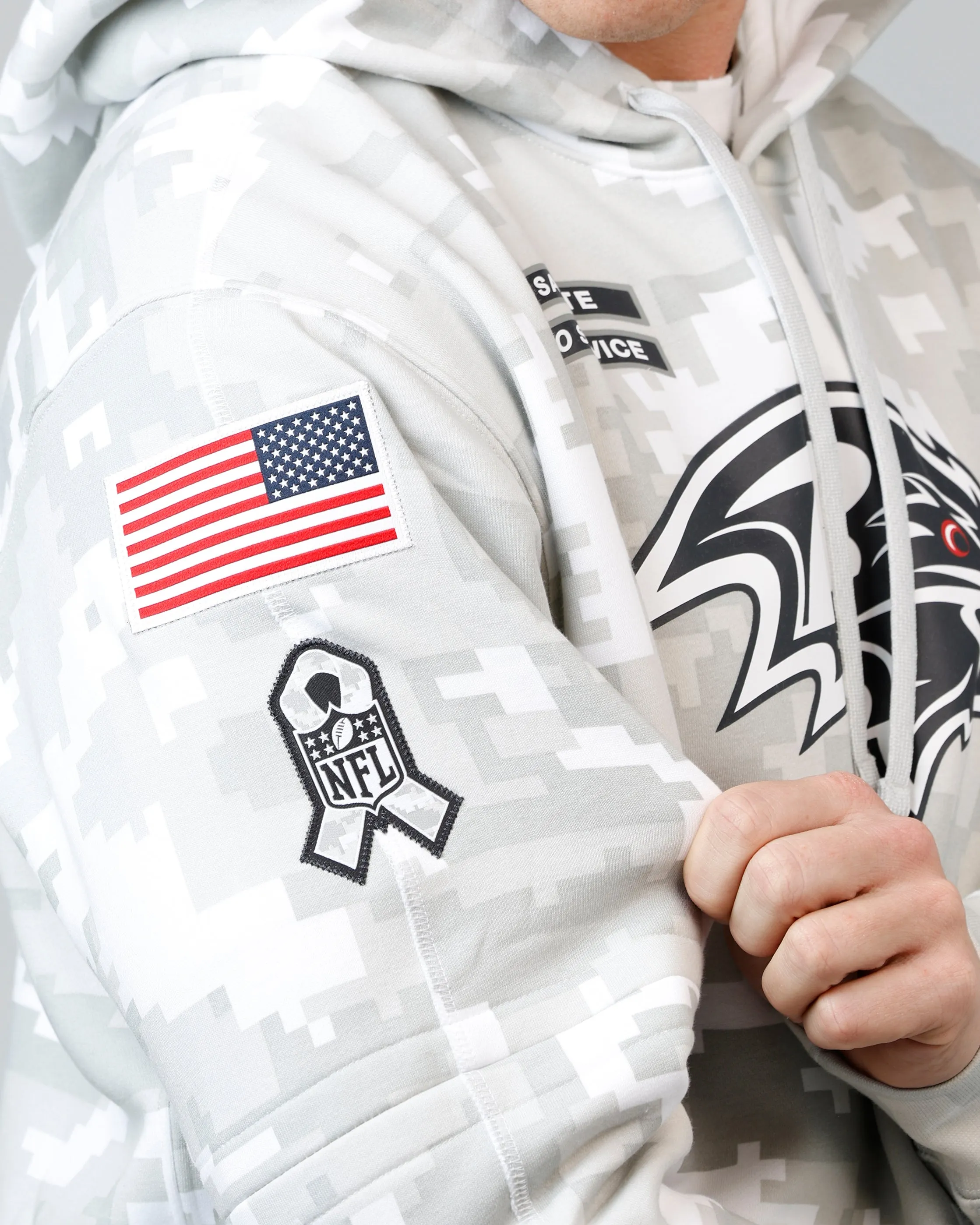 Nike Baltimore Ravens Salute to Service Hoodie Camouflage