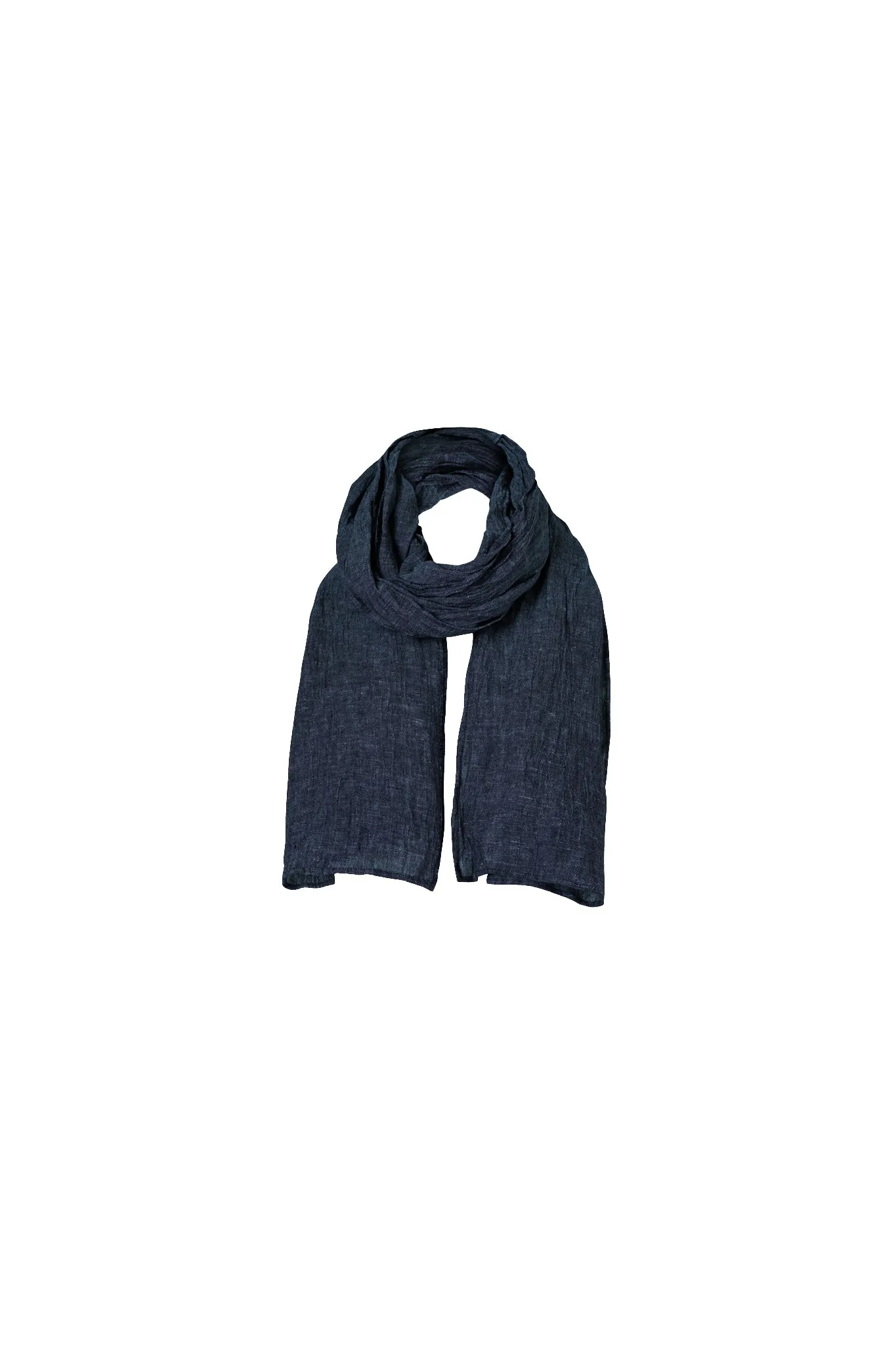 Obi Scarf | Navy Gauze