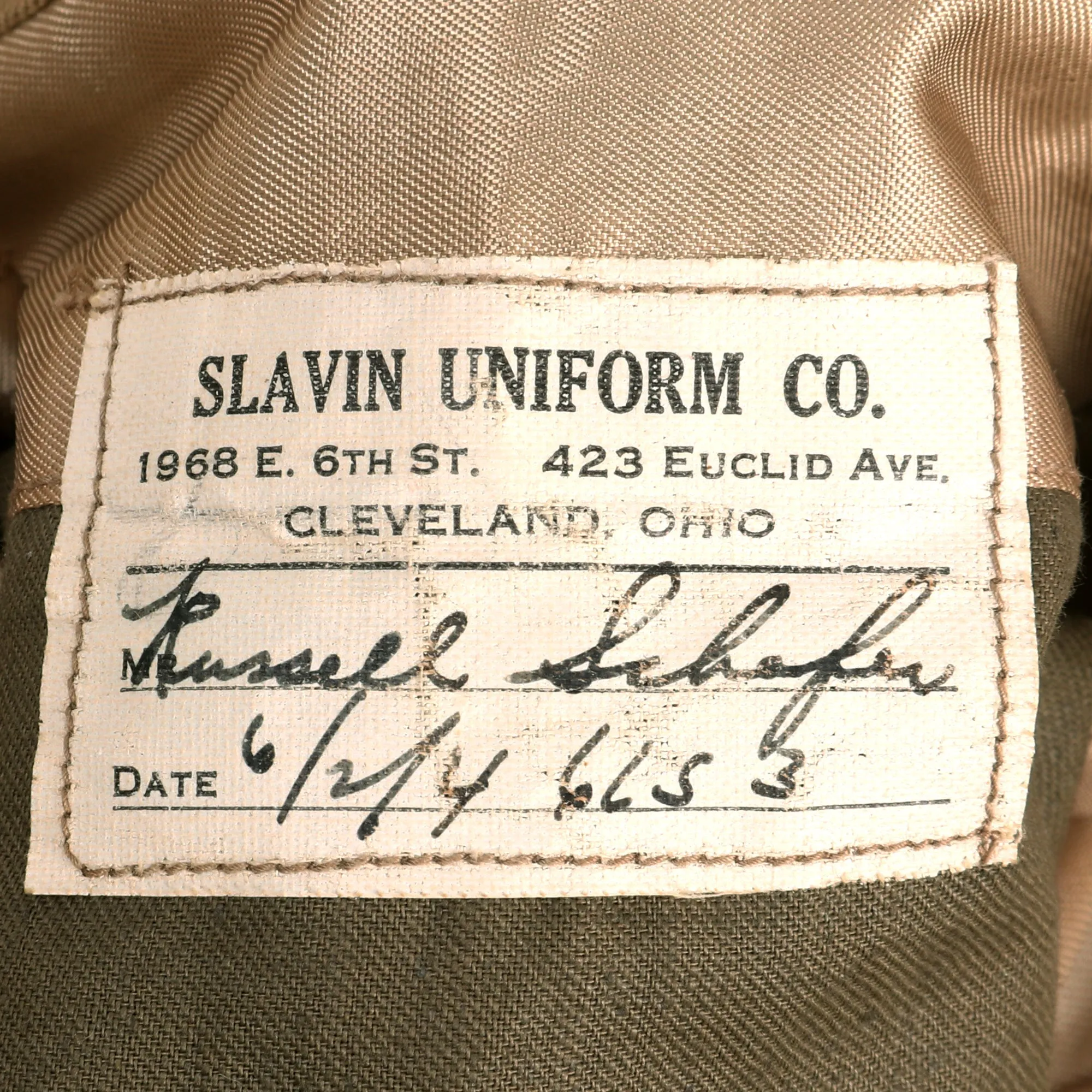 Original U.S. WWII Cottontails Patched A-2 Flying Jacket Grouping - Navigator Lieutenant Russell L. Schafer - 15th Air Force, 450th Bomb Group