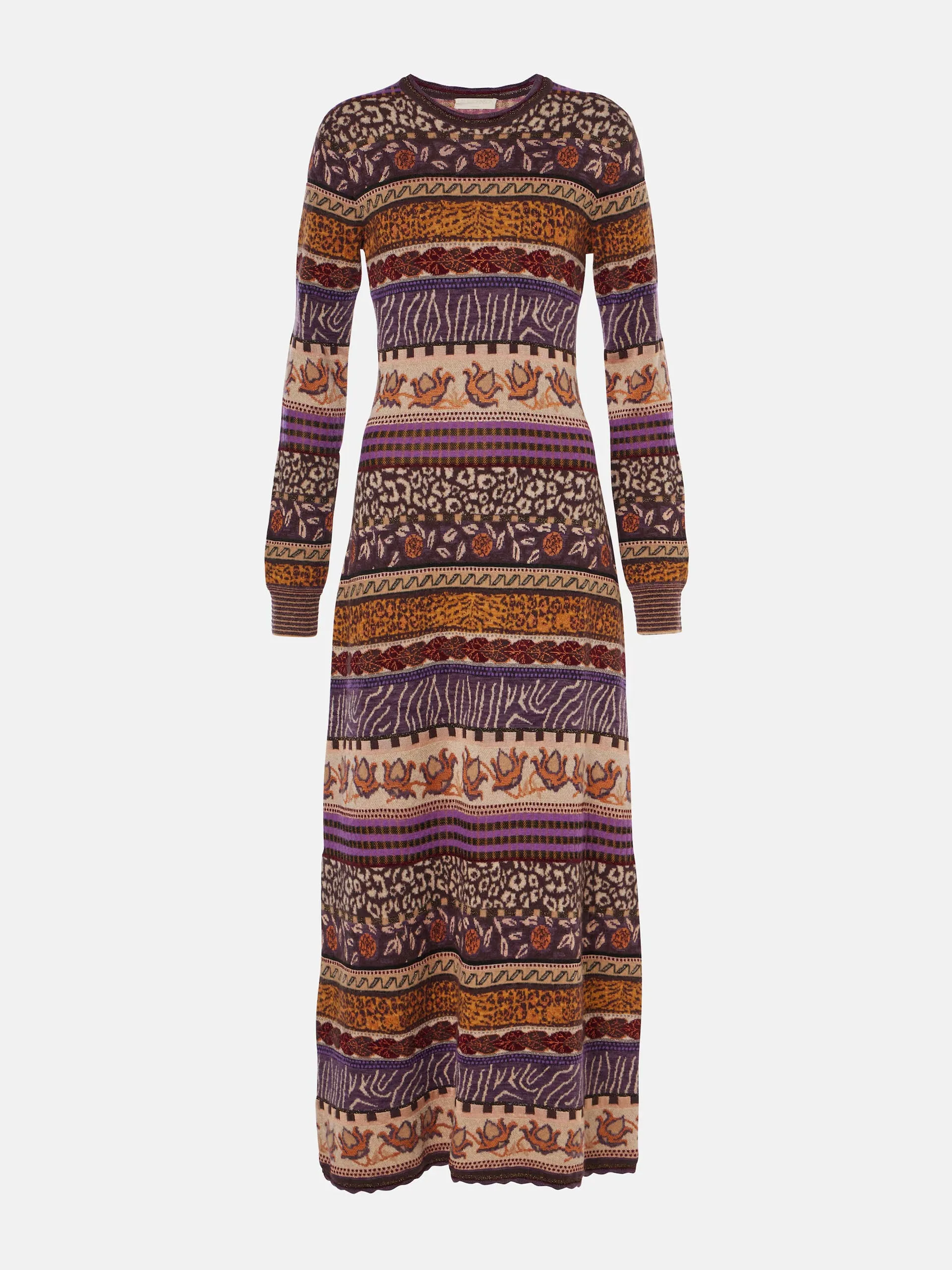 Paloma jacquard maxi dress