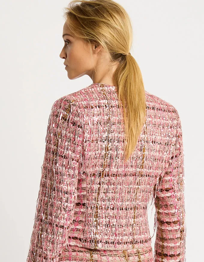 Paris Jacket Pink/Ivory - Australian Made