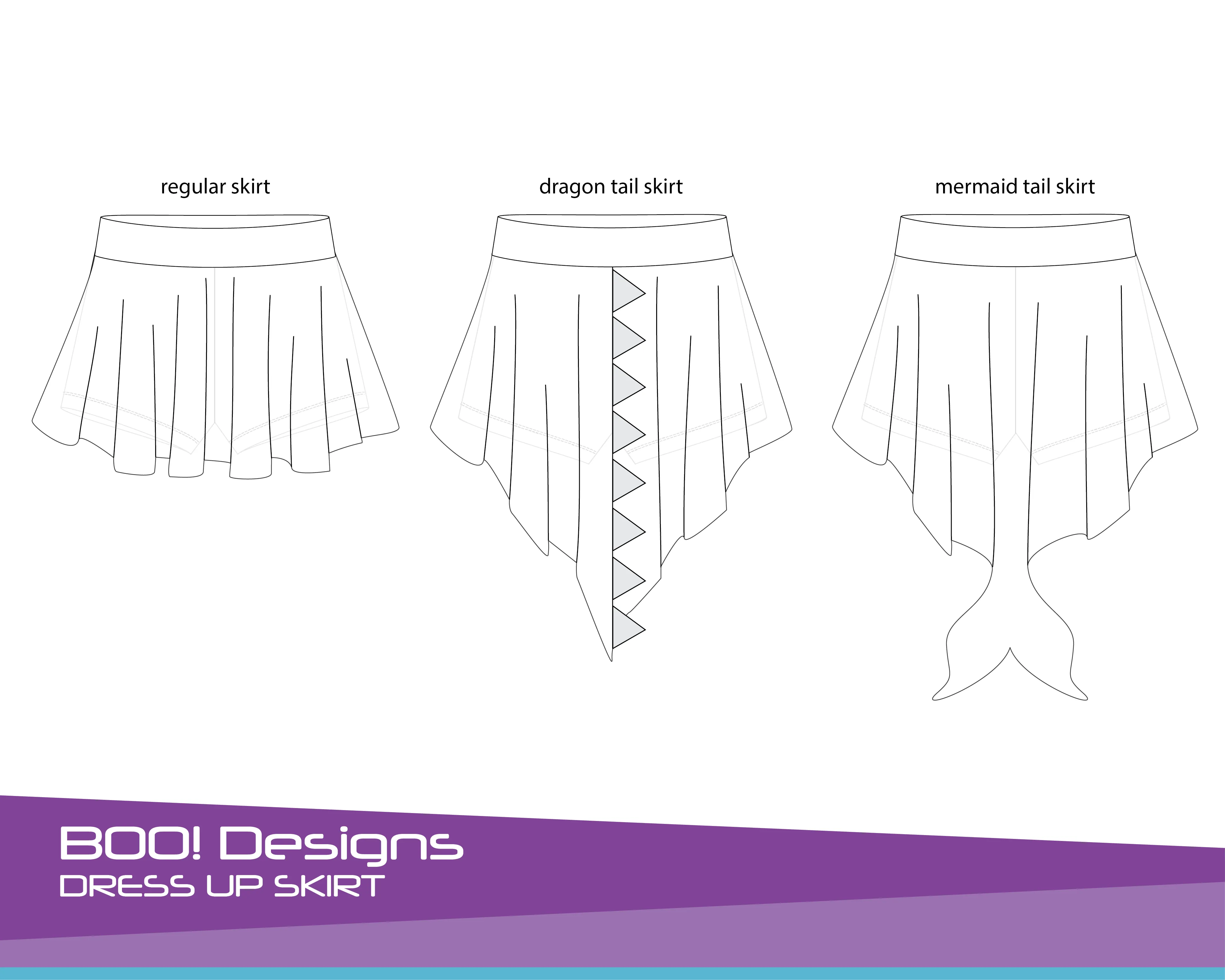 PDF Pattern: Dress Up Skirt