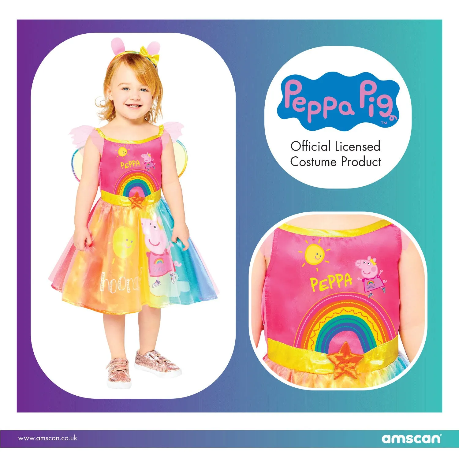 Peppa Pig Rainbow Fairy Dress