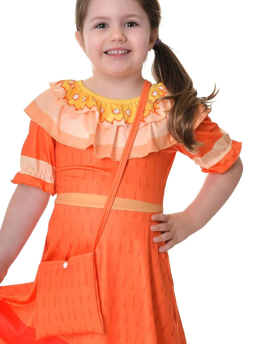 Pepper Girls Orange Dress Up Costume and Bag