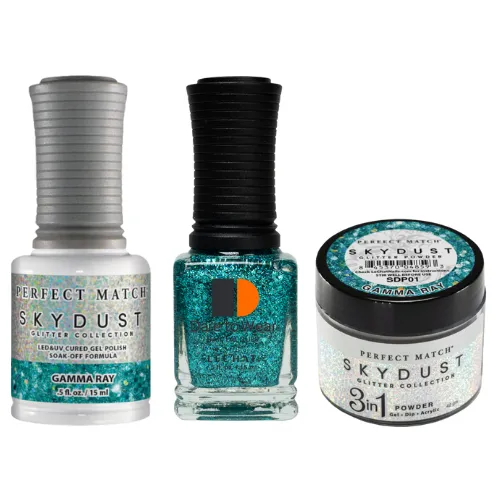 Perfect Match Sky Dust Glitter Trio - 01 Gamma Ray