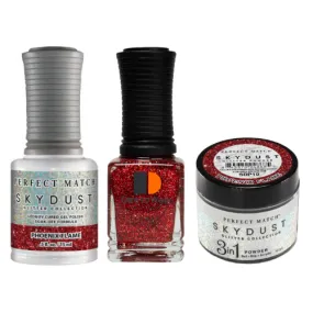 Perfect Match Sky Dust Glitter Trio - 10 Phoenix Flame