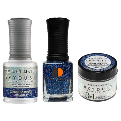 Perfect Match Sky Dust Glitter Trio - 12 Midnight Fusion