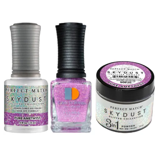 Perfect Match Sky Dust Glitter Trio - 20 Pure Amethyst