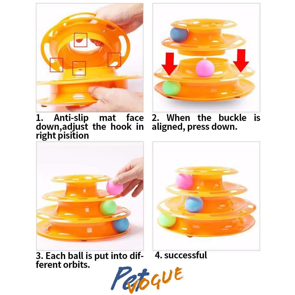 Pet Vogue Multi Level Puzzle Toy for Cats