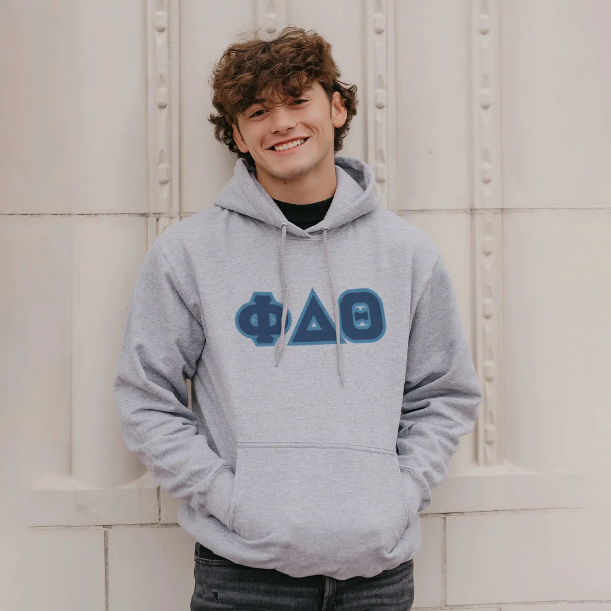 Phi Delt Greek Letter Graphic Hoodie