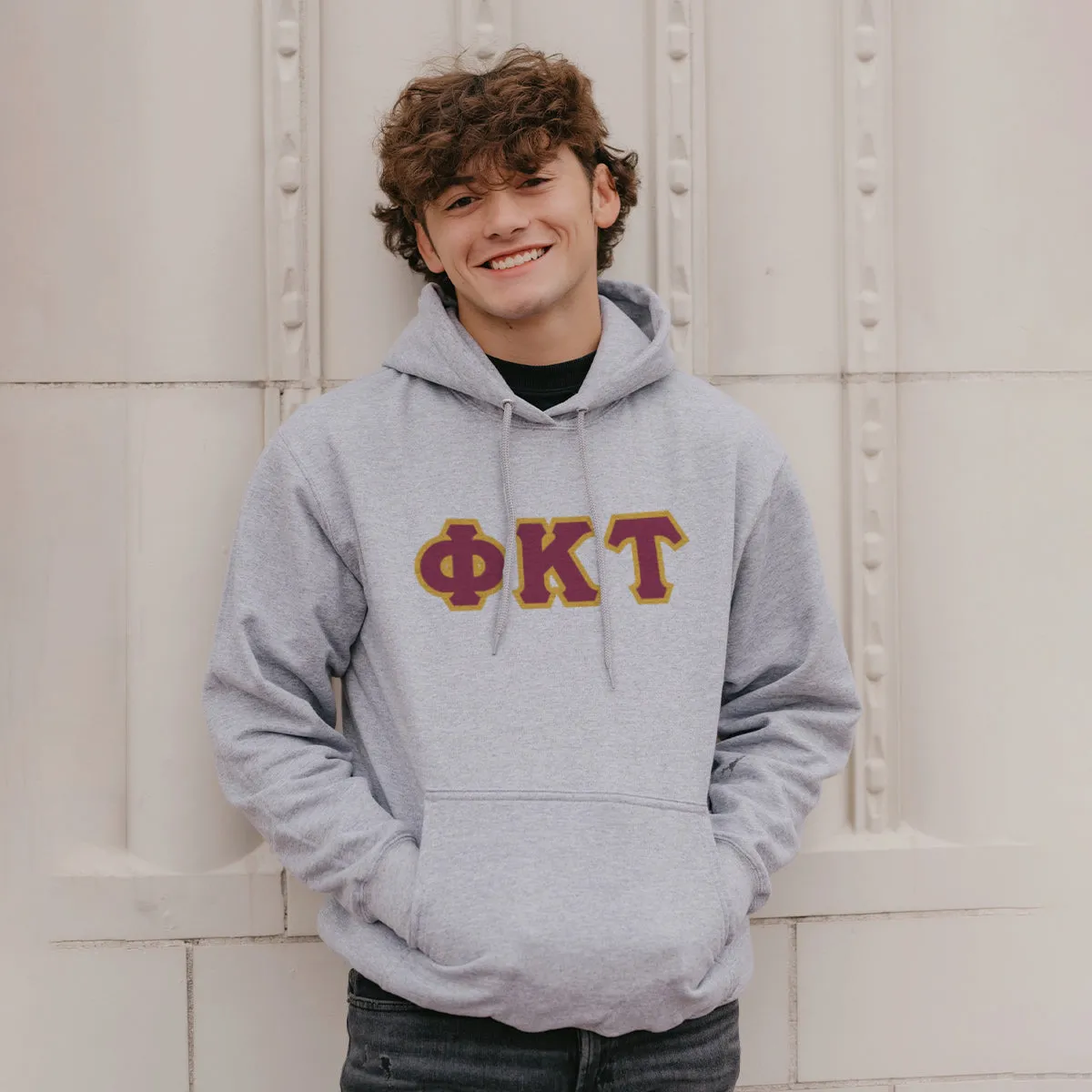 Phi Tau Greek Letter Graphic Hoodie