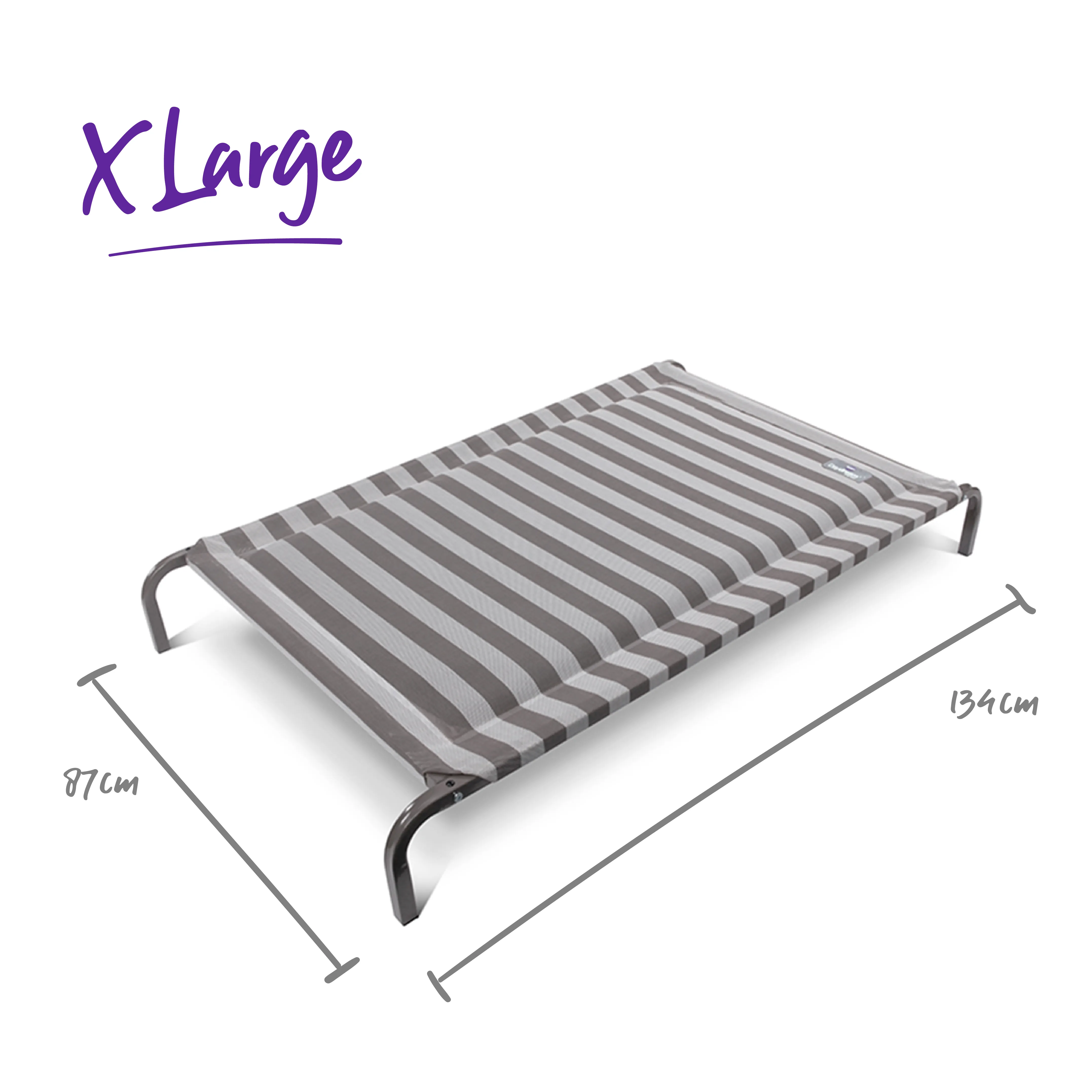 Pillow Top Outdoor Dog Bed - Striped