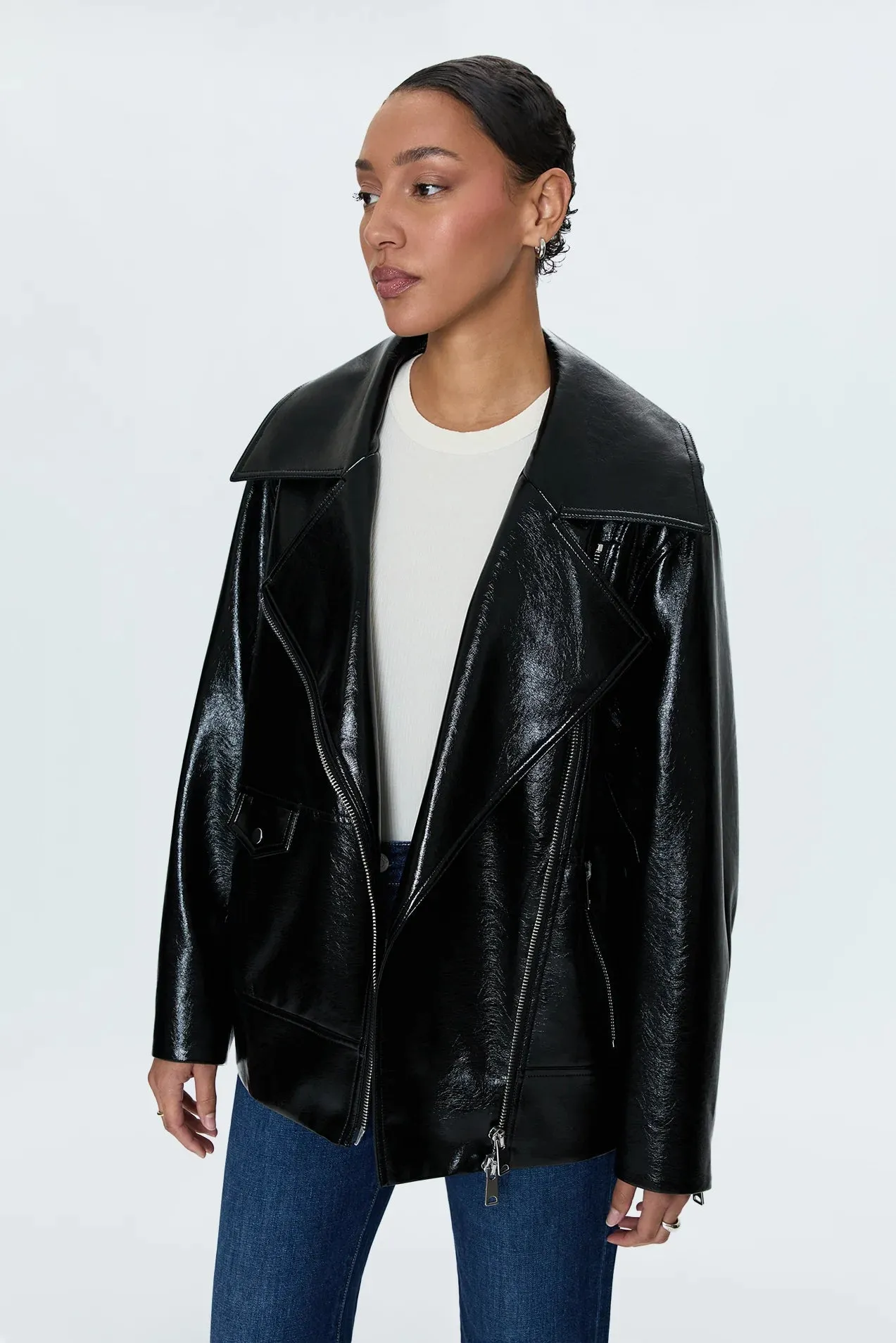 PISTOLA - WINONA JACKET BLACK VINYL