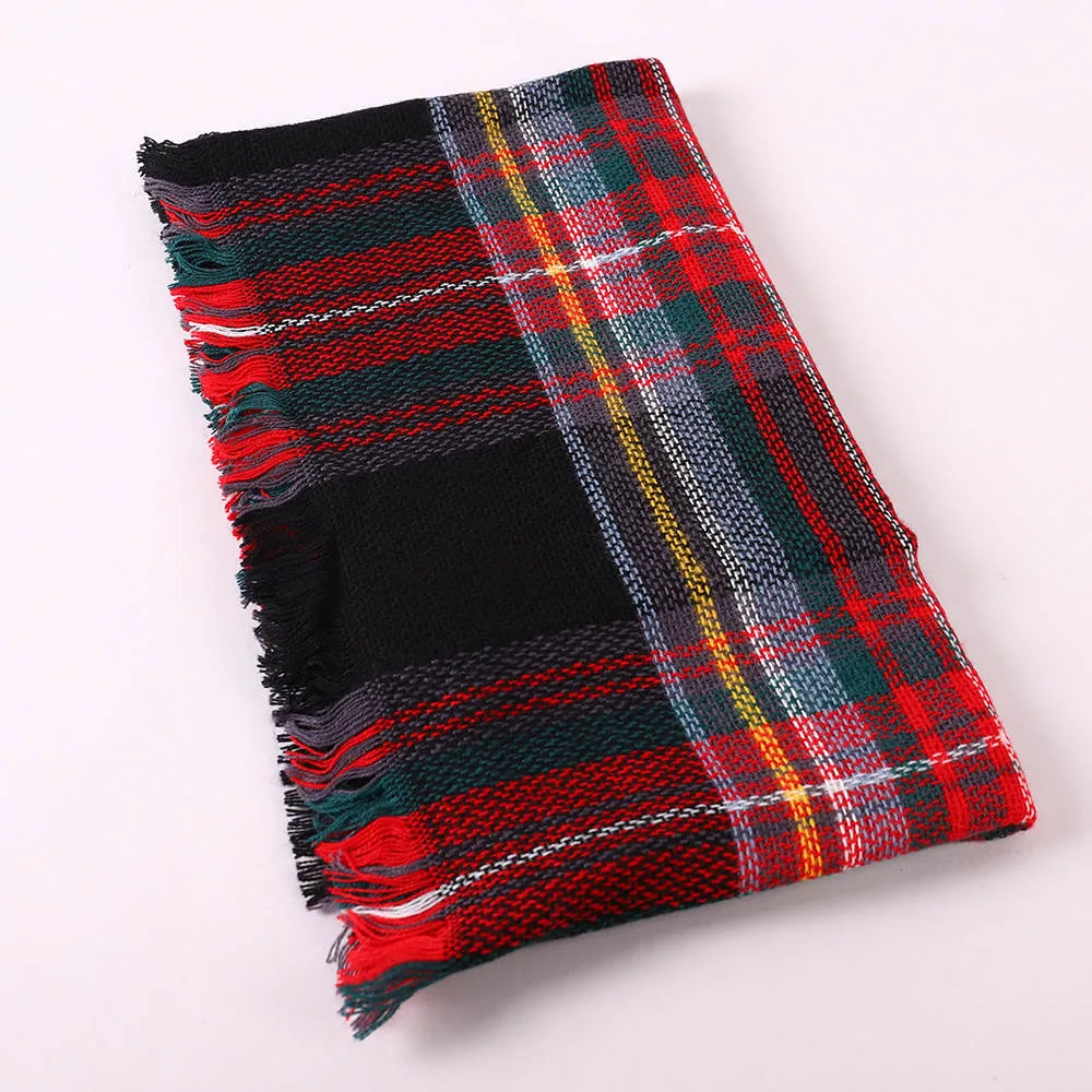 Plaid Tartan Infinity Scarf