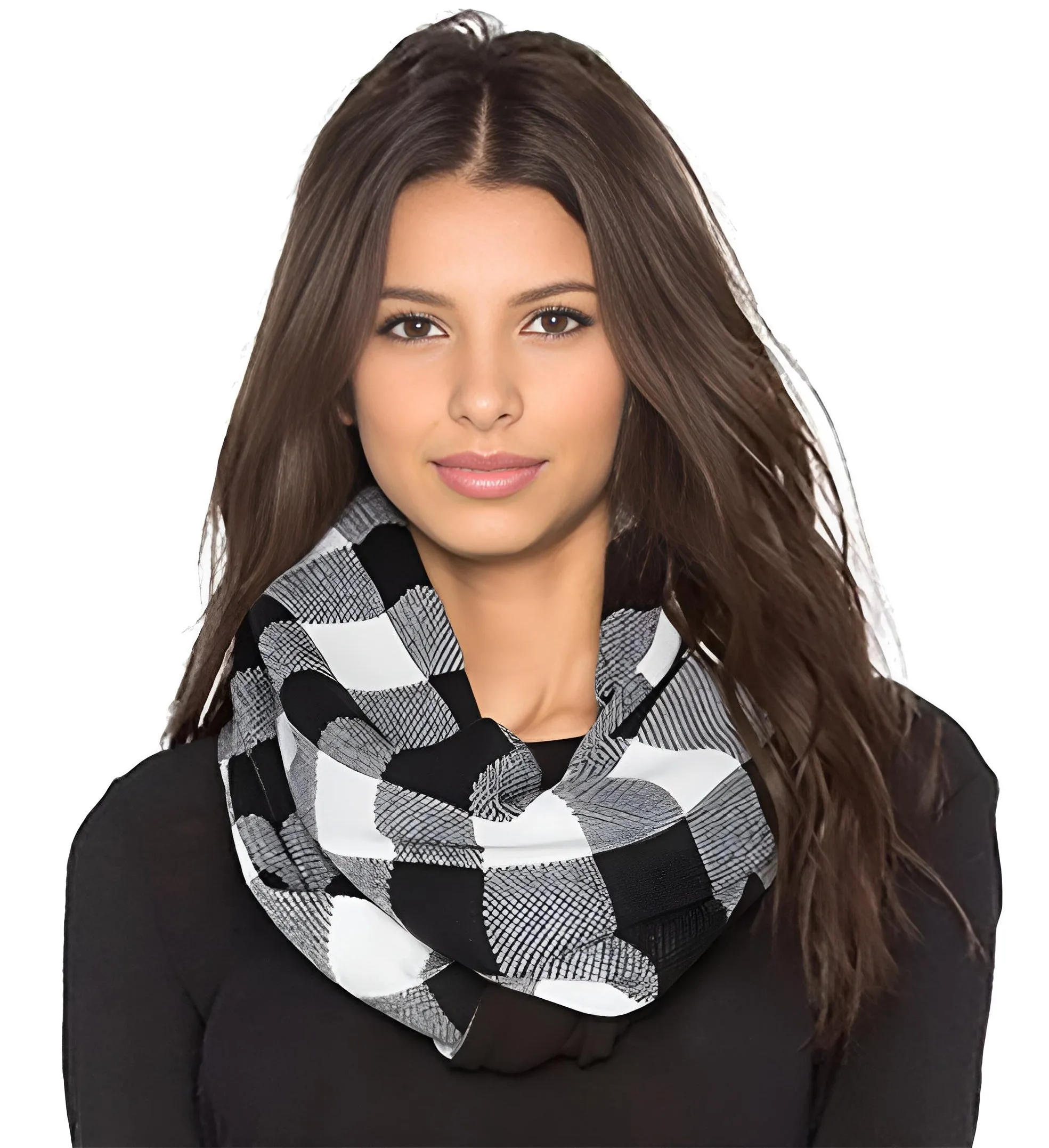 Plaid Tartan Infinity Scarf