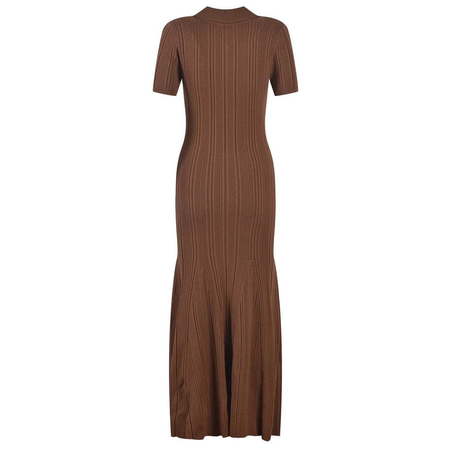 Pre Order:  Chocolate Knitted Maxi Dress - @titihaish