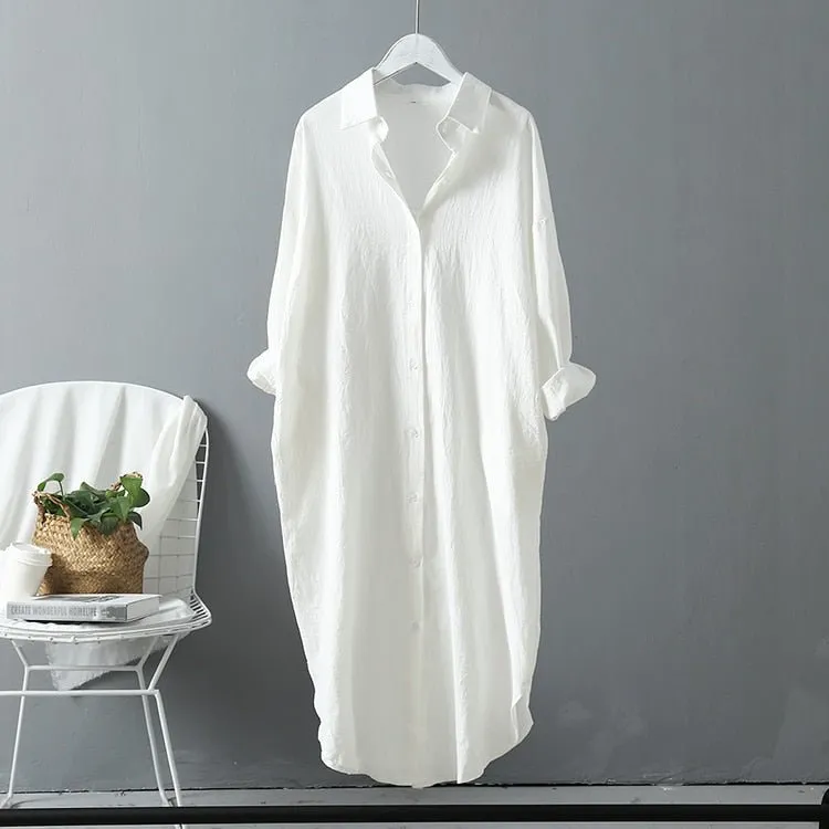 Pre Order:  Oversized Shirt Dress