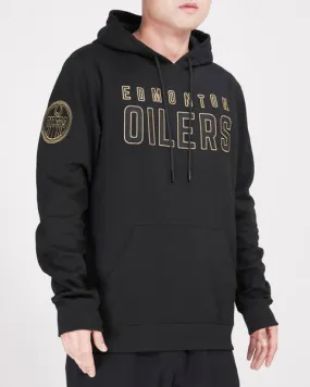 Pro Standard NHL Men's Edmonton Oilers Black & Gold Hoodie