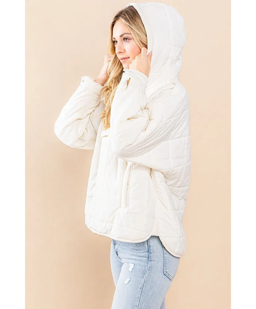 Quinn Quilted Hooded Jacket