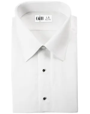 "Como" Kids White Laydown Tuxedo Shirt