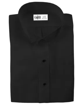 "Lucca" Kids Black Wingtip Tuxedo Shirt