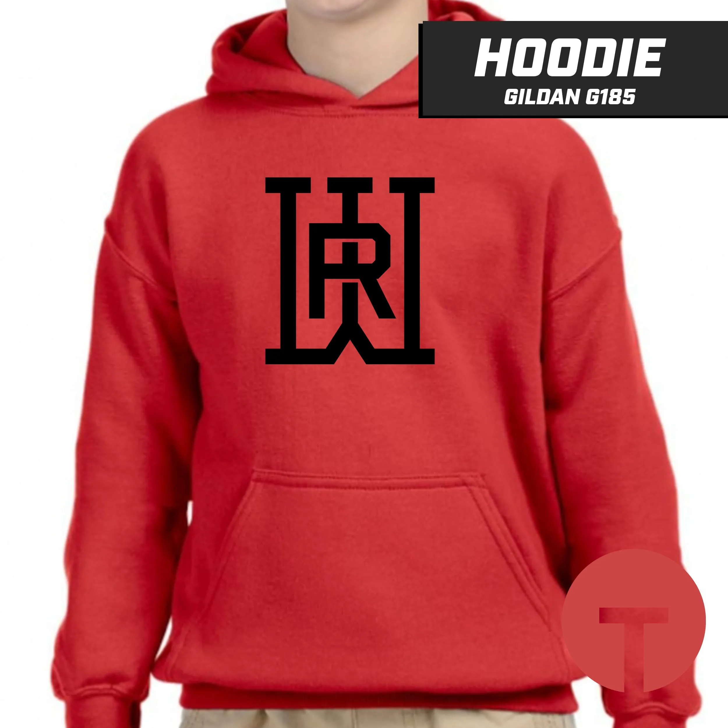 Rapids Baseball - Hoodie Gildan G185 - LOGO 2