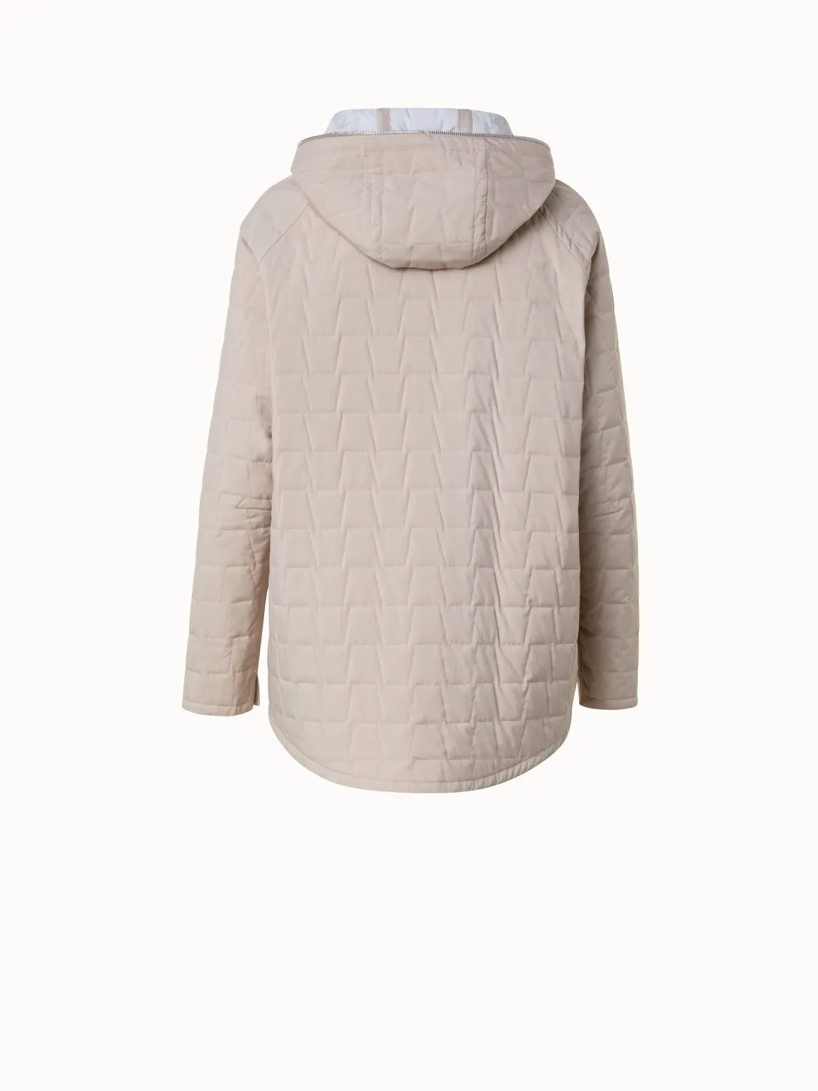 Reversible Quilted Trapezoid Jacket