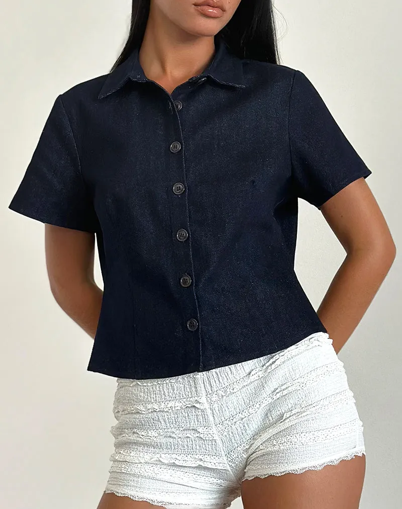 Samas Shirt in Dark Indigo