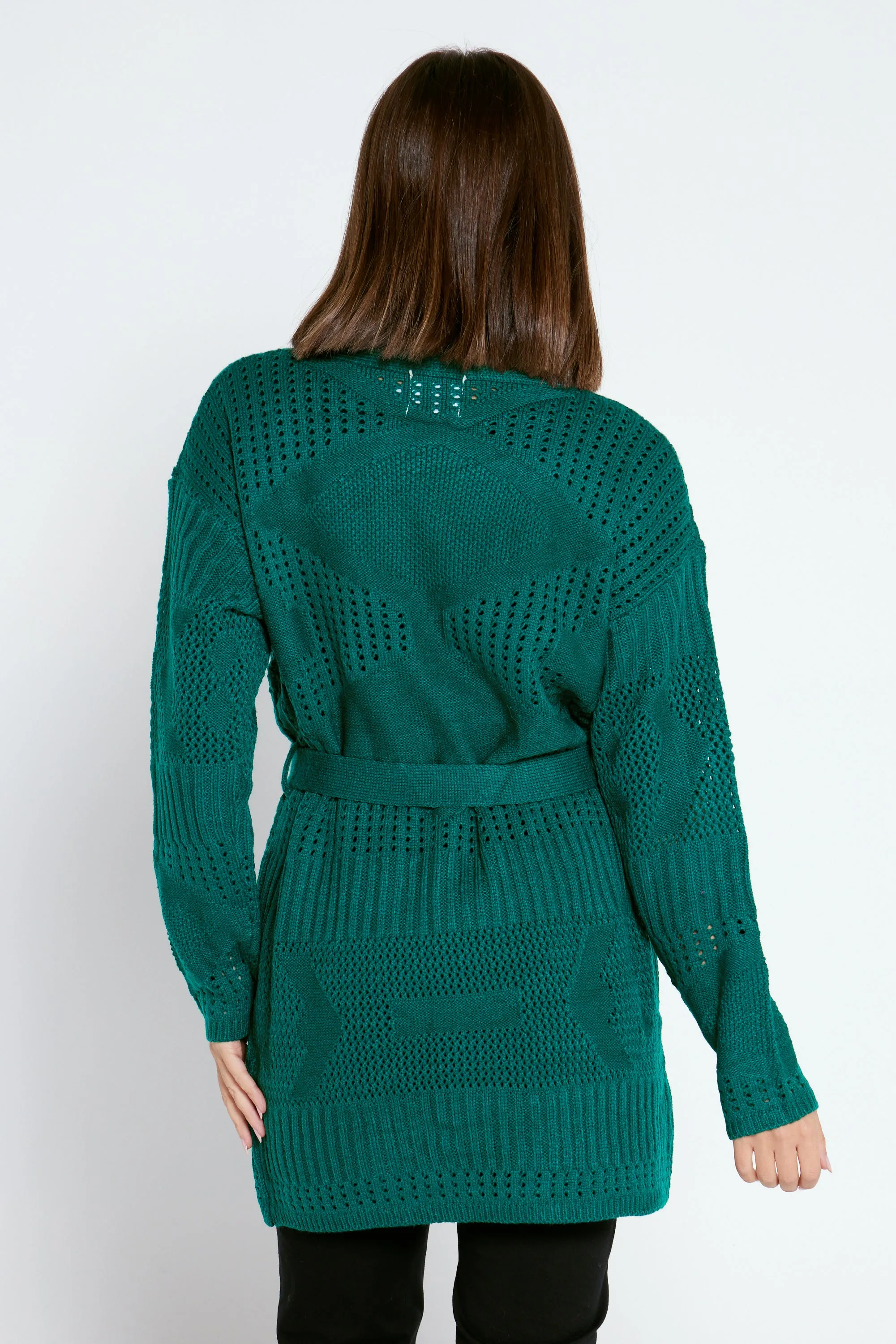 Savanna Cardigan - Lake Green