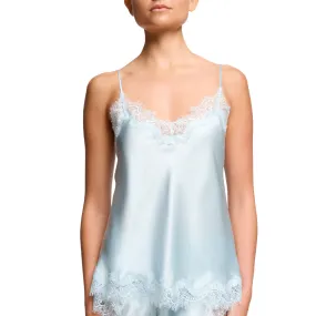 Scarlett Silk Camisole in Ice Blue