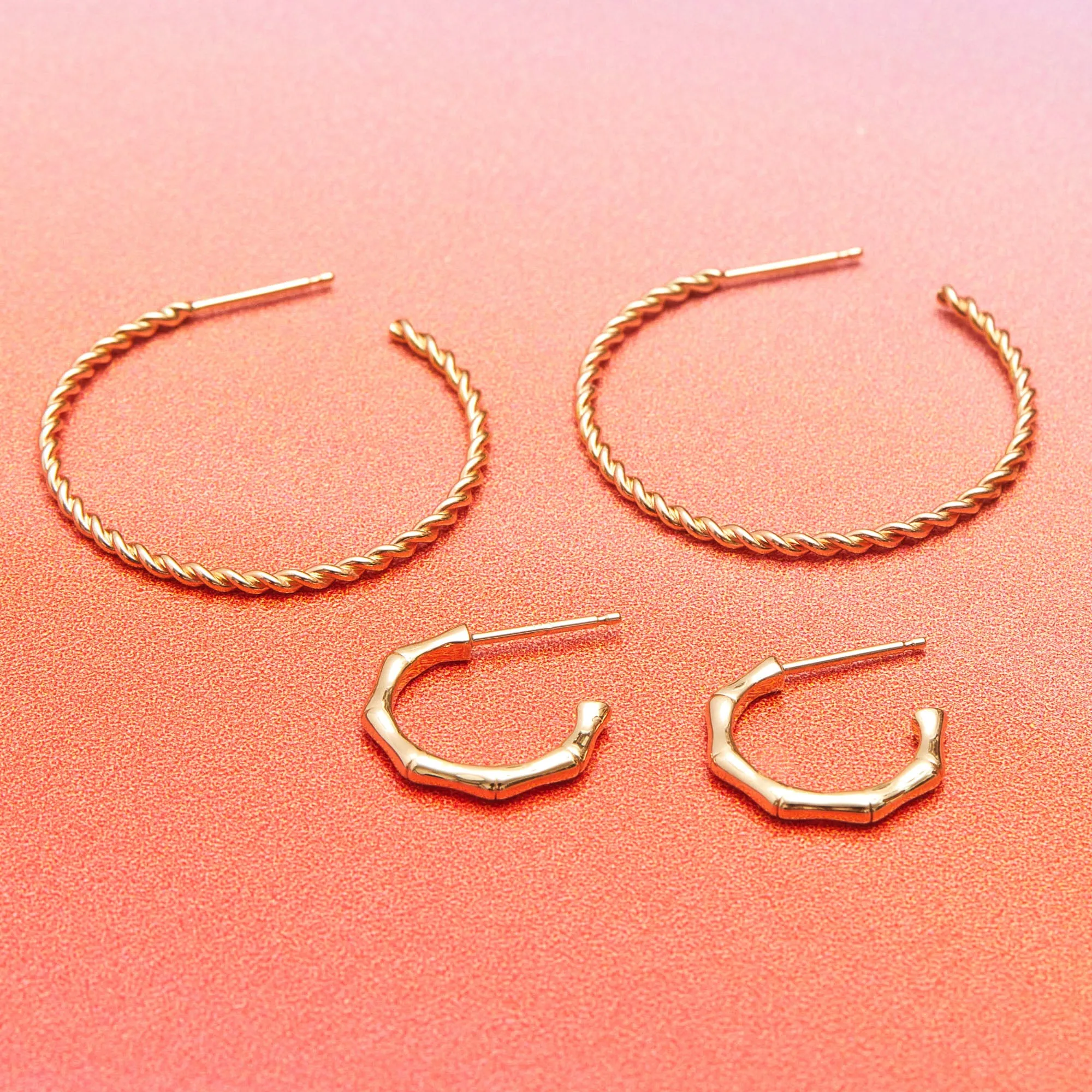 Skinny Twine Hoops