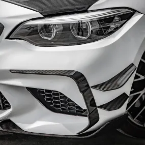 SOOQOO BMW M2 F87C Carbon Fiber Front Vent Trim