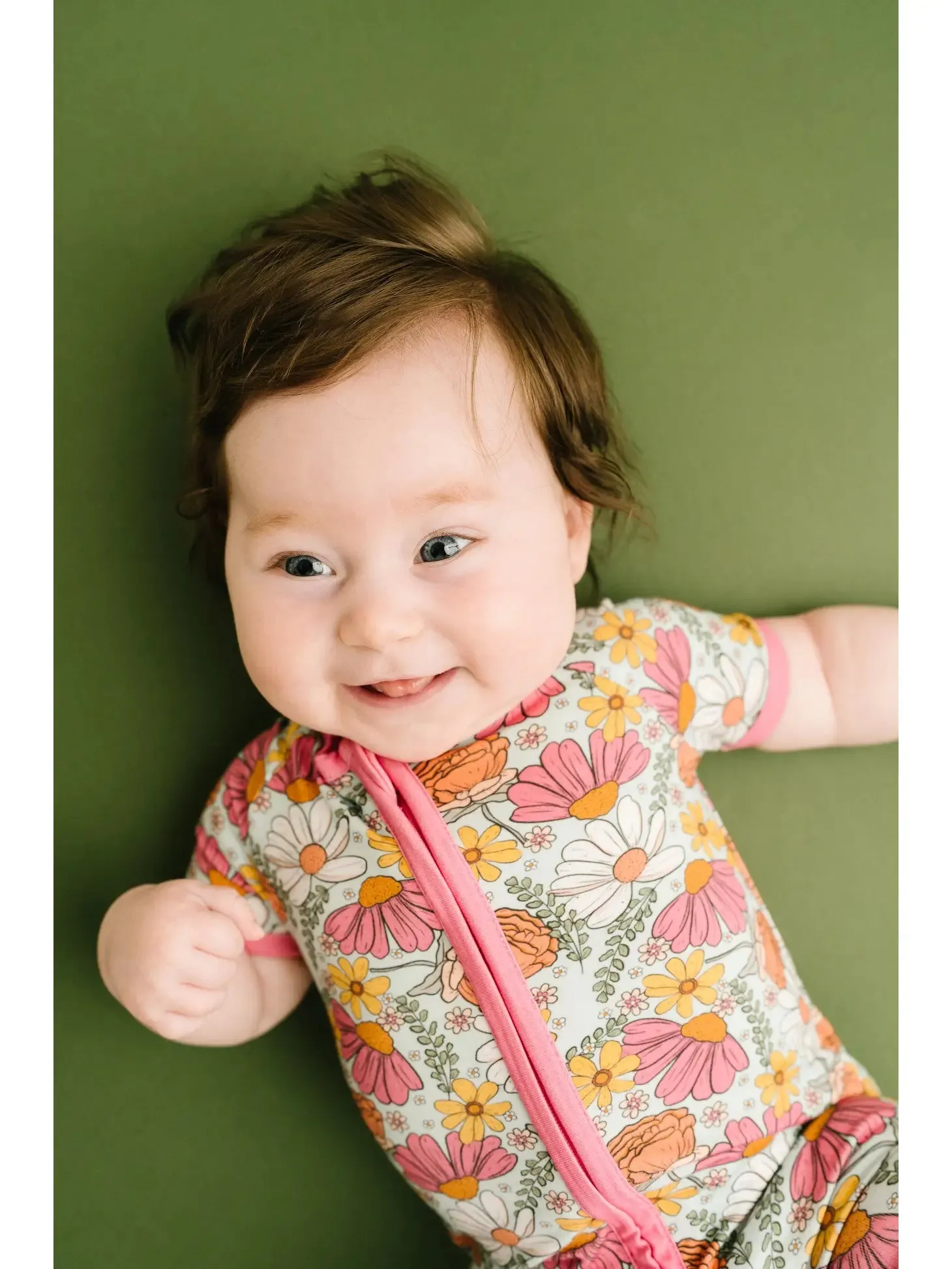 Spring Petals Bamboo Short Romper