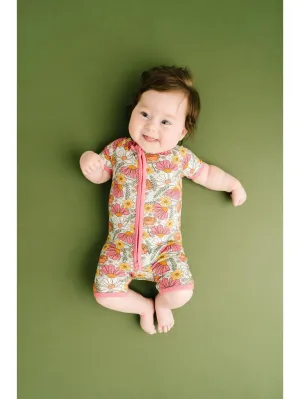 Spring Petals Bamboo Short Romper