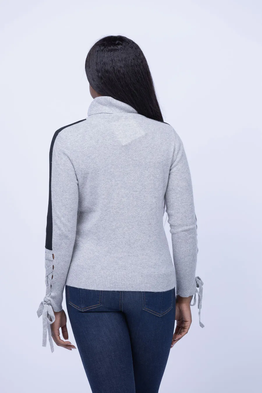 Stitch & Needle Turtleneck in Grey