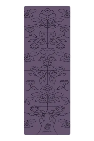 Supported Soul Pro Grip Floral Alignment 5mm Yoga Mat