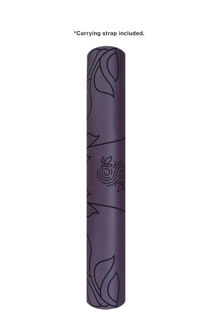 Supported Soul Pro Grip Floral Alignment 5mm Yoga Mat