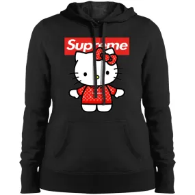 Supreme Hello Kitty Loves T-shirt Women Hooded Sweatshirt