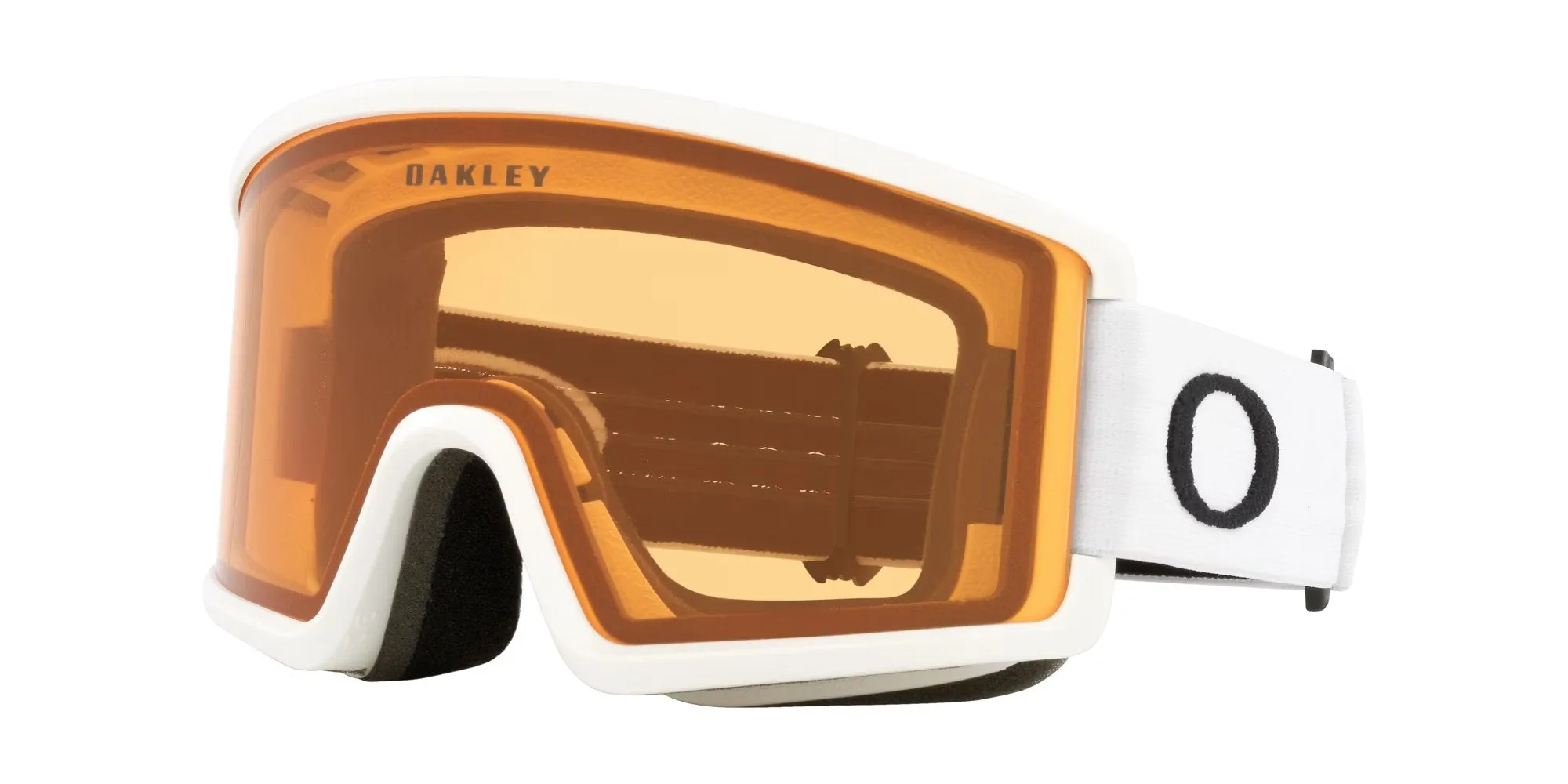 Target Line M Snow Goggles - Matte White w/ Persimmon Lenses