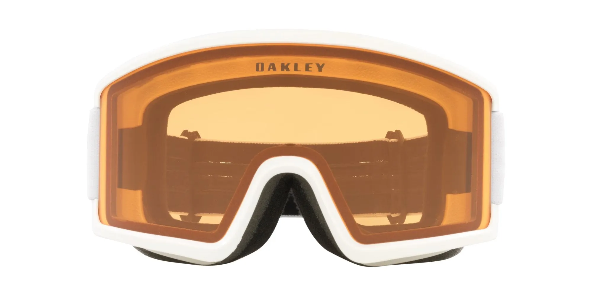 Target Line M Snow Goggles - Matte White w/ Persimmon Lenses