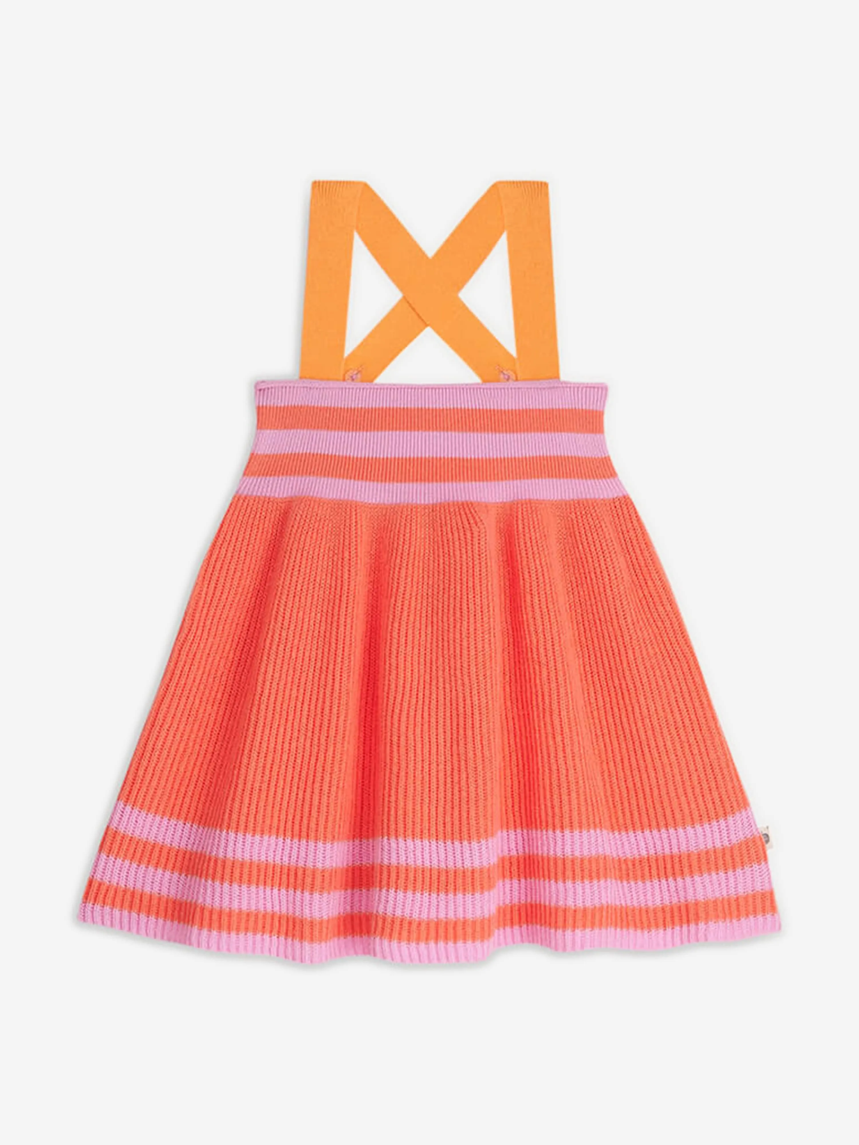 The Bonnie Mob Girls Bay Knitted Sun Dress in Red