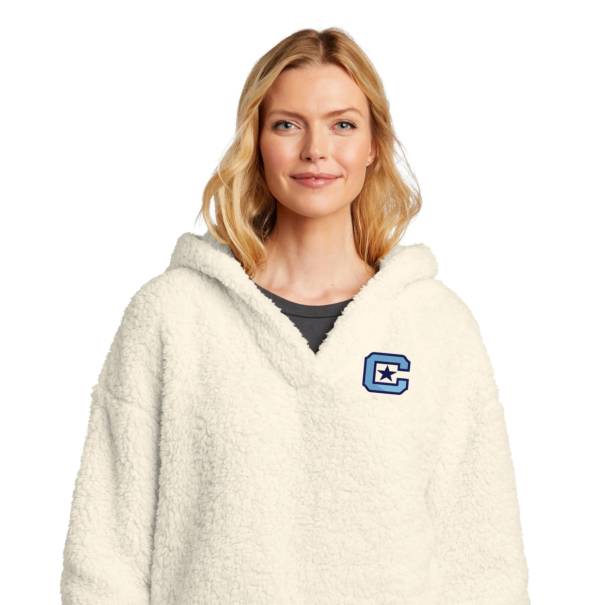 The Citadel C, Ladies Cozy Fleece Embroidered Hoodie