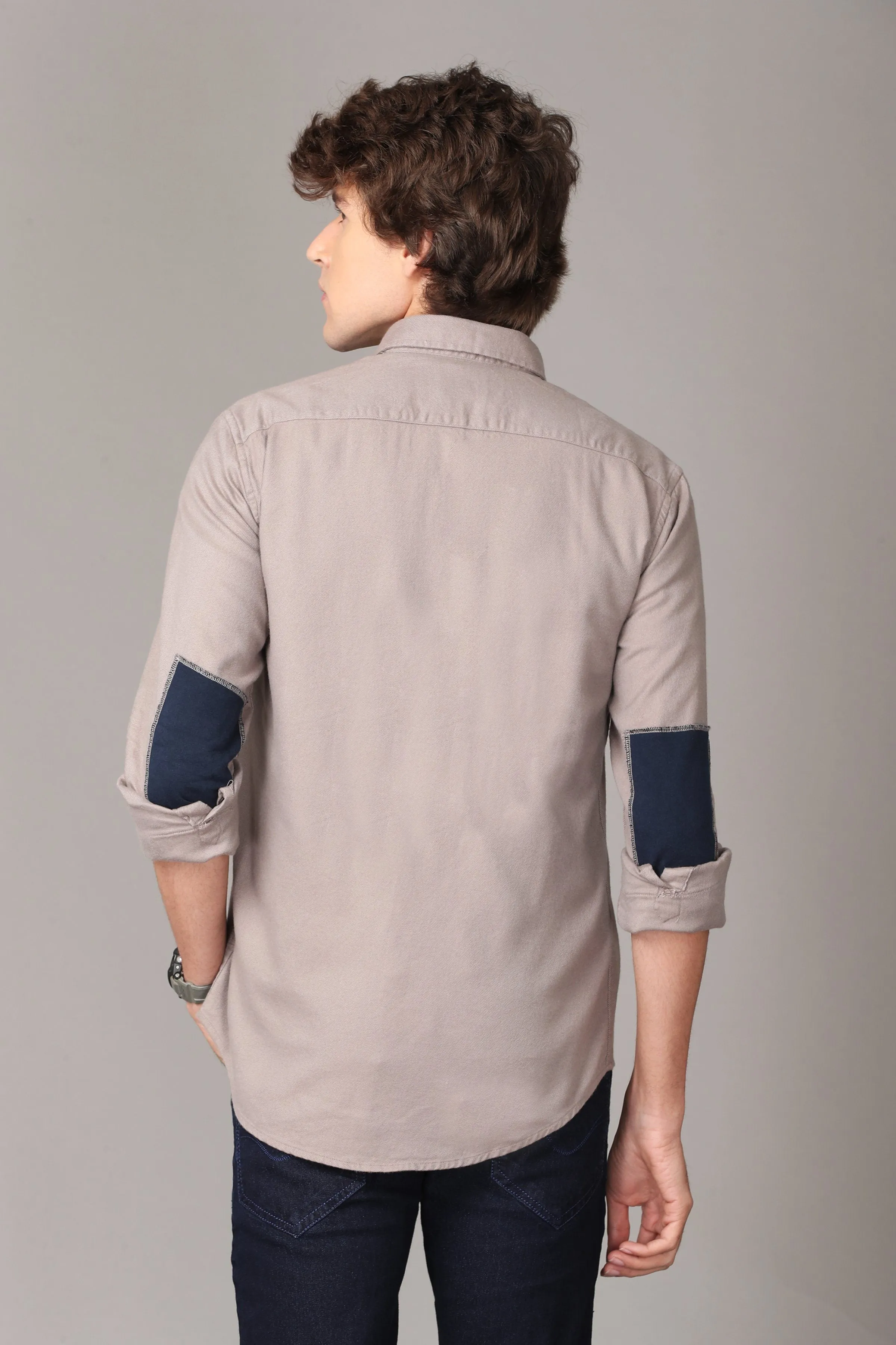 Unique Grey Full Sleeve Shirt