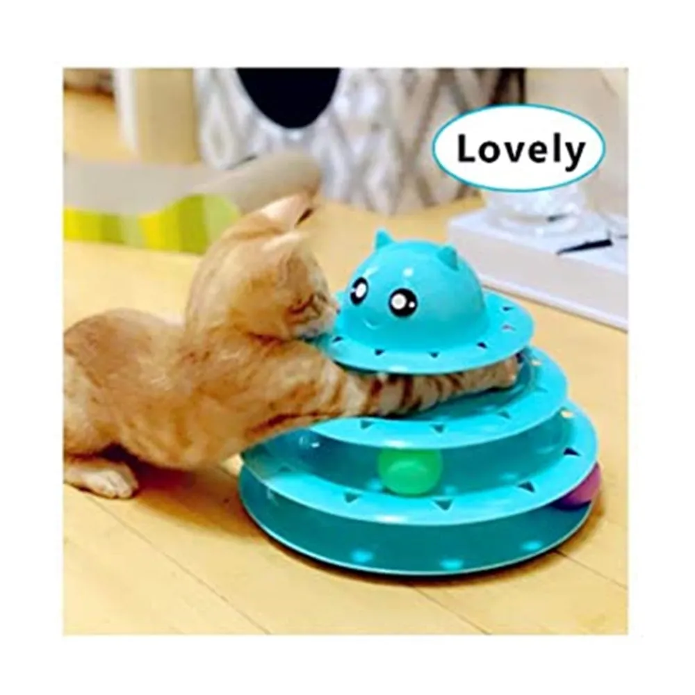 UPSKY Circular Turnable Cat Toy