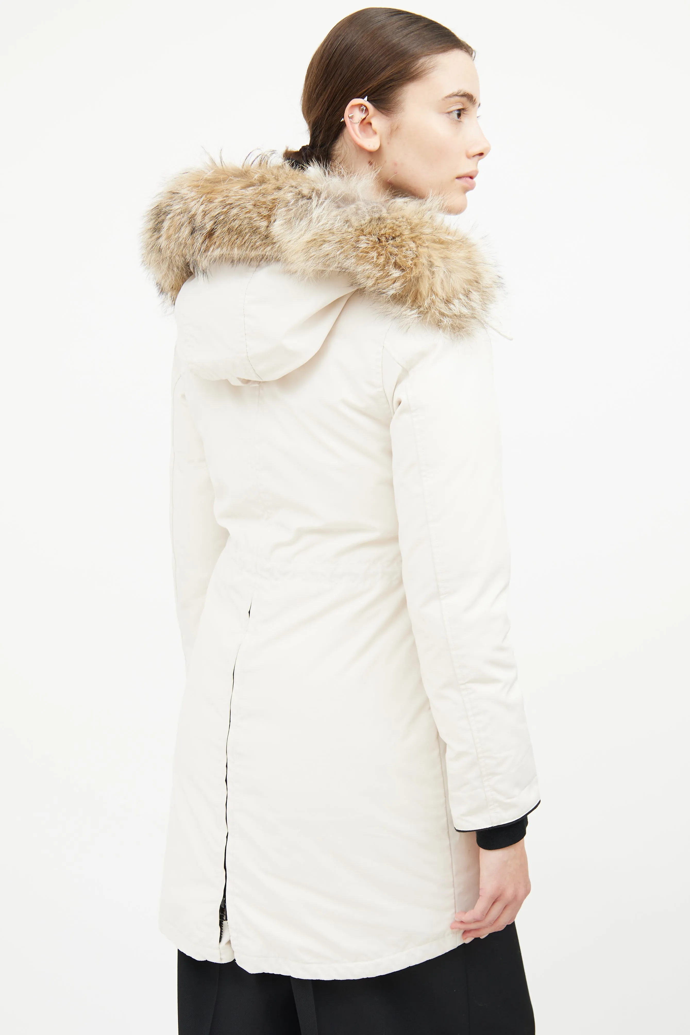 White Rossclair Parka