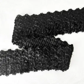 Wide Chenille Velvet Trim - Vintage