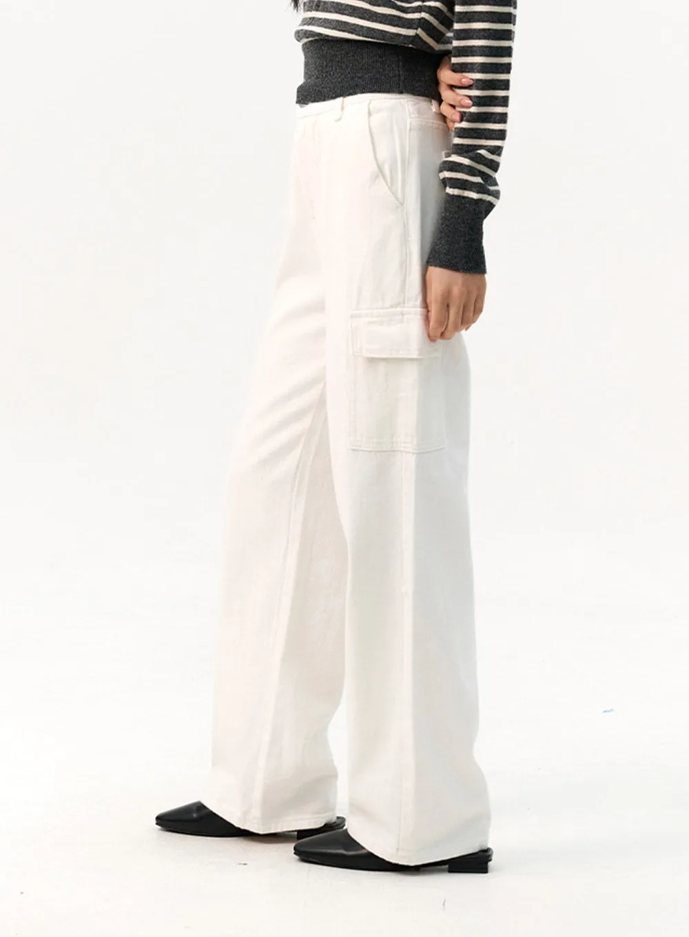 Wide Fit Cargo Pants IO320