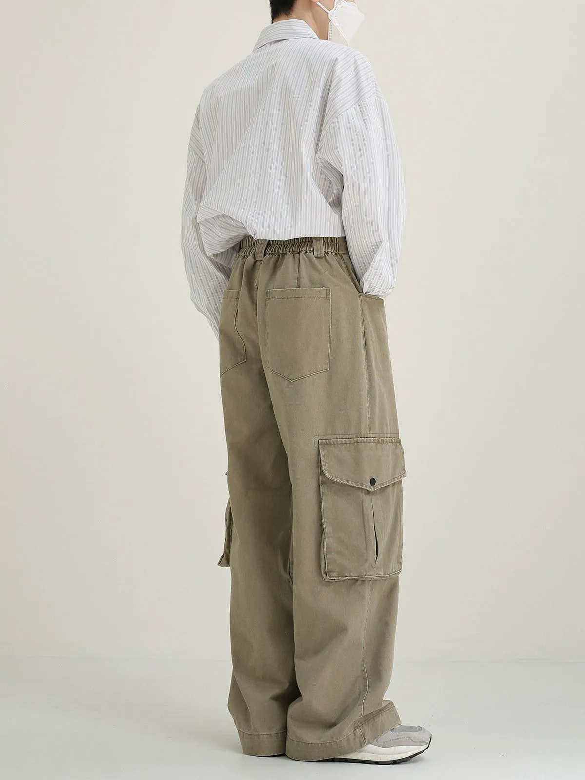 Zhou Heavy Washed Cargo Pants